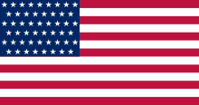 United States' Flag with 51 stars